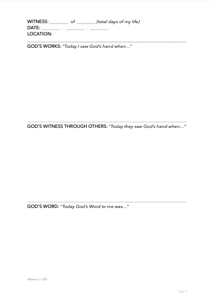 The God Works Journal
